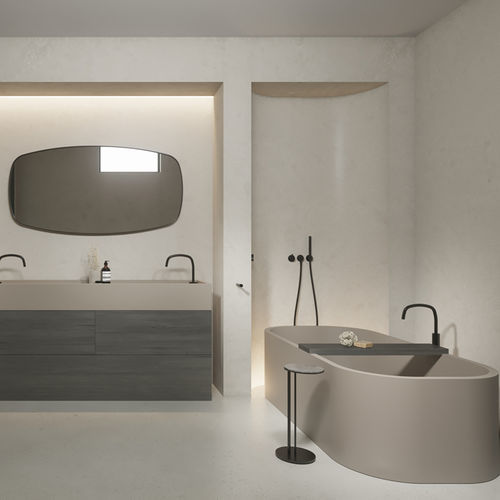 Salle de bain contemporaine - Piet Boon Collection - en bois / en pierre