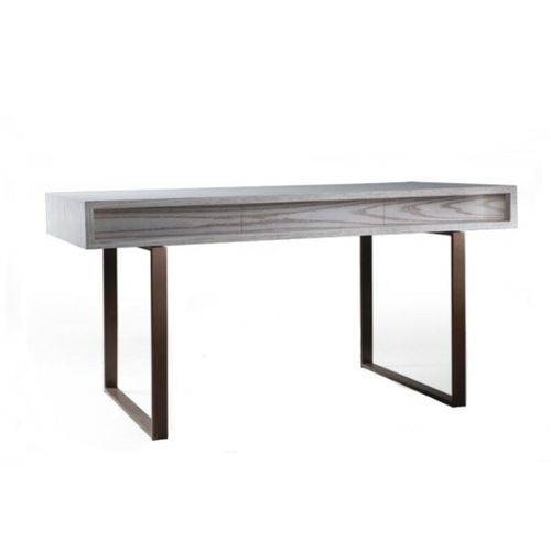 Bureau sur pied - CY Boxeo - Cliff Young - contemporain / en frêne / droit