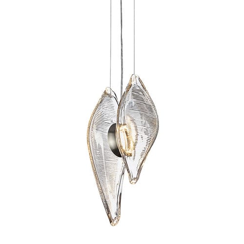 Suspension - Seashell  - Cliff Young - en aluminium / en verre / contemporaine