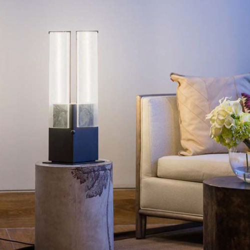 Lampe de table - Tac Tile - Cliff Young - en laiton / en verre / contemporaine