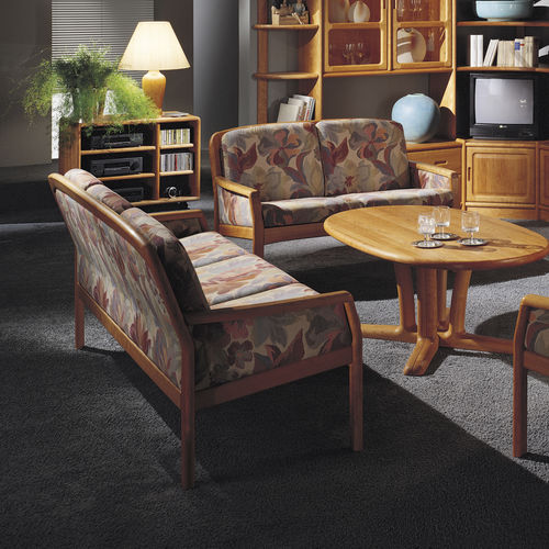 Canapé design scandinave - 1613 series - dyrlund - en tissu / en cuir / avec accoudoirs
