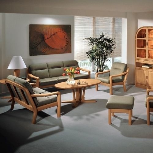 Table basse design scandinave - 9256 - dyrlund - en hêtre / avec piètement en hêtre / ovale