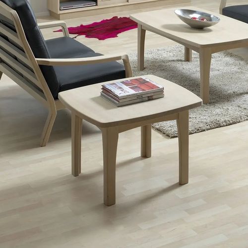 Table d'appoint design scandinave - 9256EK - dyrlund - en chêne / avec piètement en chêne / rectangulaire