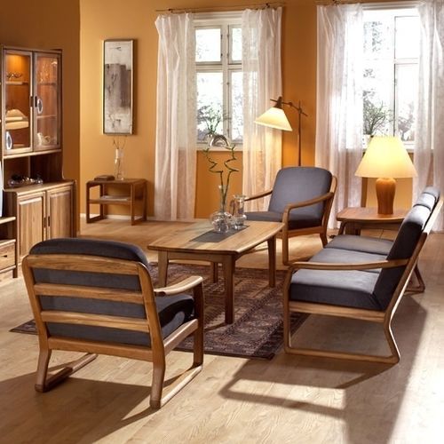 Table basse design scandinave - 9285S - dyrlund - en teck / avec piètement en teck / rectangulaire