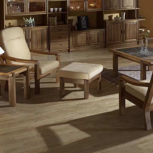 Repose-pied design scandinave - 1240FS - dyrlund - en tissu / en cuir / en teck