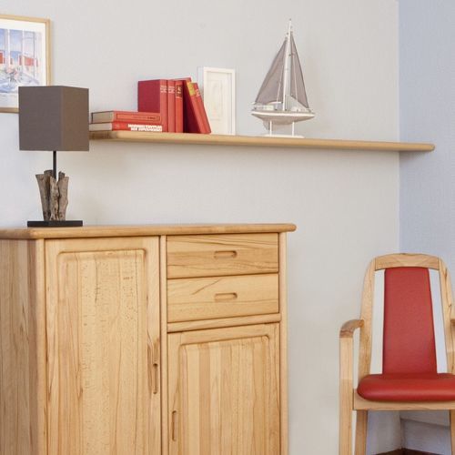 Étagère design scandinave - 1176M-163 - dyrlund - murale / en hêtre / pour chambre à coucher