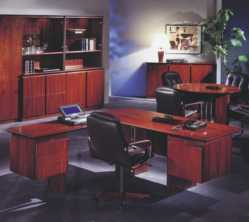 Bureau moderne - APOLLO 6001/6007/6007K/6013 - dyrlund - de direction / sur pied / en bois de rose