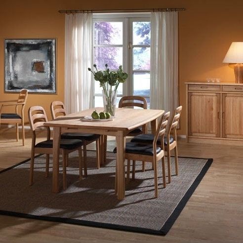 Table à manger design scandinave - 9248 ALDER - dyrlund - en bois / avec piètement en bois / rectangulaire