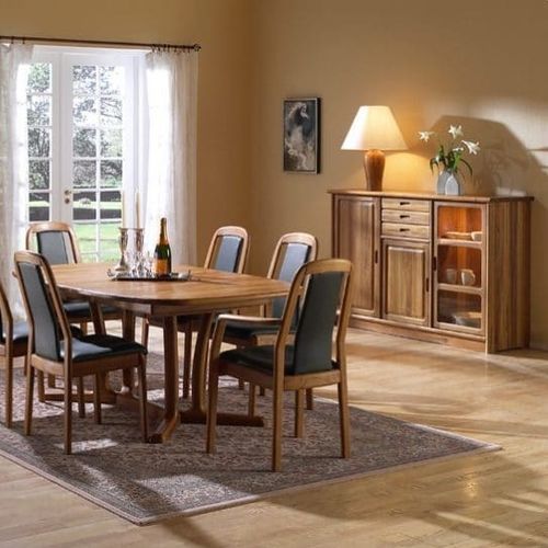 Buffet haut - 1122M - dyrlund - contemporain / en bois / en verre