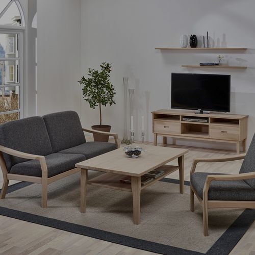 Meuble TV contemporain - dyrlund - sur mesure / bois / en pin