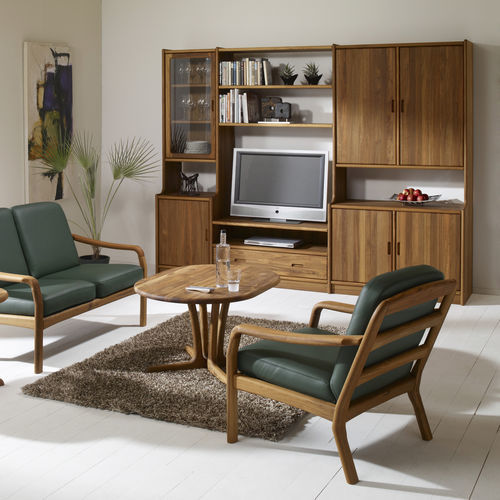 Ensemble TV mural design scandinave - rosenborg wall unit - dyrlund - en bois