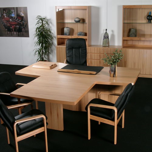 Table de conférence moderne - STARLINE 7601 - dyrlund - en bois / avec piètement en bois / professionnelle