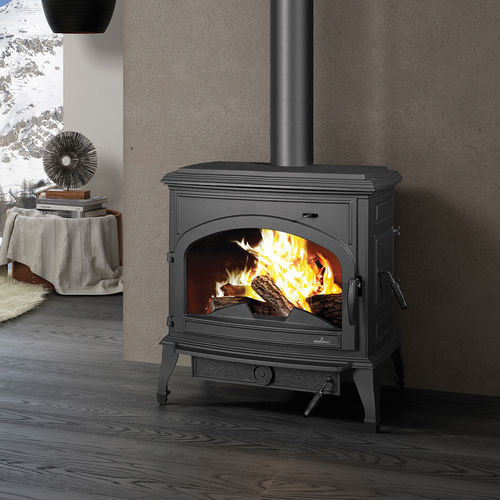 Poêle à bois - ETNA - Bronpi - 5 kW - 10 kW / au sol / traditionnel