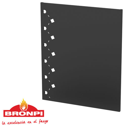 Panneau en tôle décoratif - 650-N - Bronpi - pour poêle