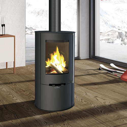 Poêle à bois - DOVER - Bronpi - 9 kW / au sol / central