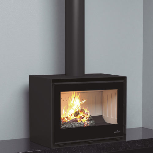 Poêle à bois - CAIRO 70 BOX - Bronpi - 5 kW - 10 kW / 0 - 5 kW / 10 kW - 20 kW