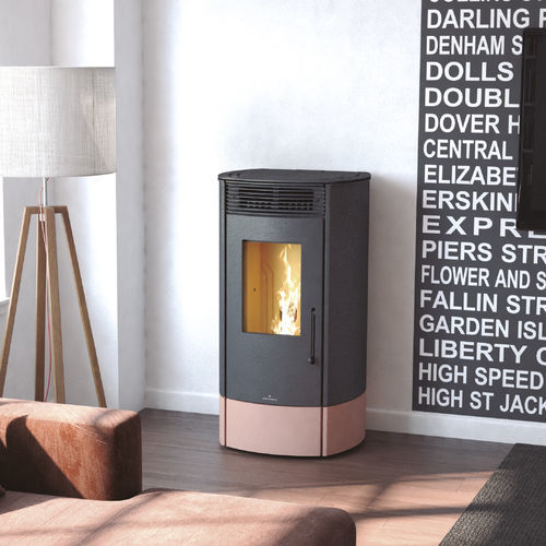 Poêle à granulés - TREBOL - Bronpi - 5 kW - 10 kW / 0 - 5 kW / au sol
