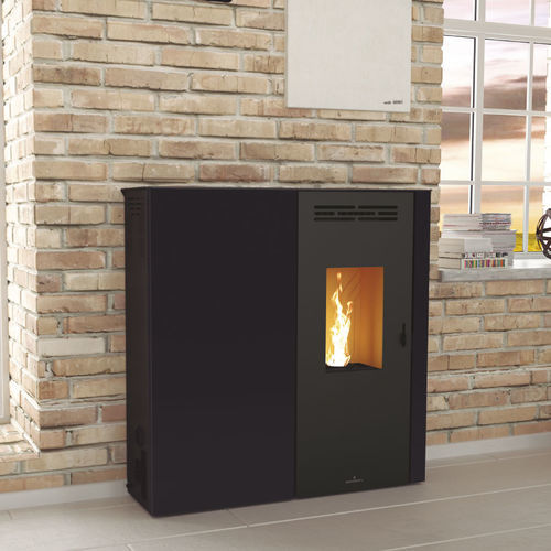 Poêle à granulés - LUPE - Bronpi - 5 kW - 10 kW / 0 - 5 kW / au sol
