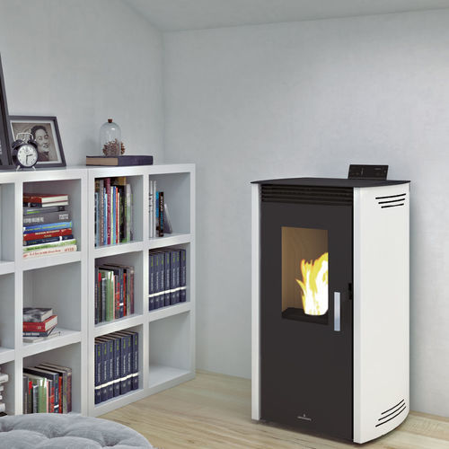 Poêle à granulés - NOA - Bronpi - 5 kW - 10 kW / 0 - 5 kW / au sol