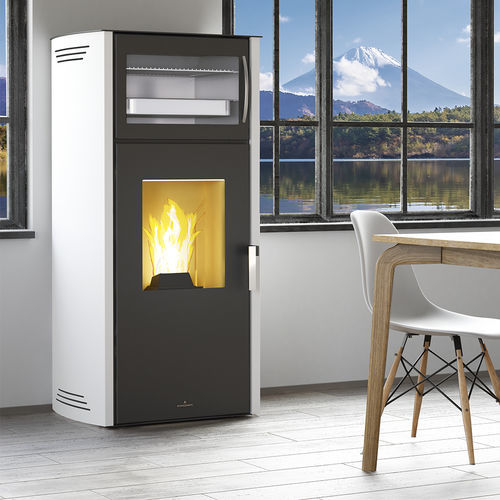 Poêle à granulés - NOA HORNO - Bronpi - 5 kW - 10 kW / 0 - 5 kW / au sol