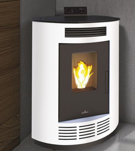 Poêle à granulés - NINA - Bronpi - 5 kW - 10 kW / 0 - 5 kW / au sol
