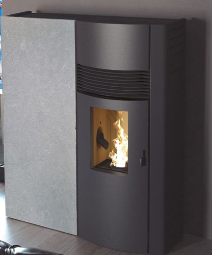 Poêle à granulés - ADRY - Bronpi - 5 kW - 10 kW / au sol / contemporain