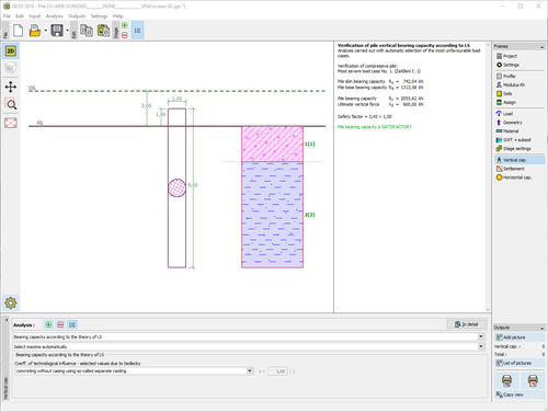 Logiciel de conception - PILE - FINE - de calcul de structures / d'analyse / pour structure en acier
