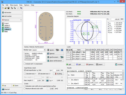 Logiciel de conception - FINE - de calcul / d'analyse / pour structures en béton