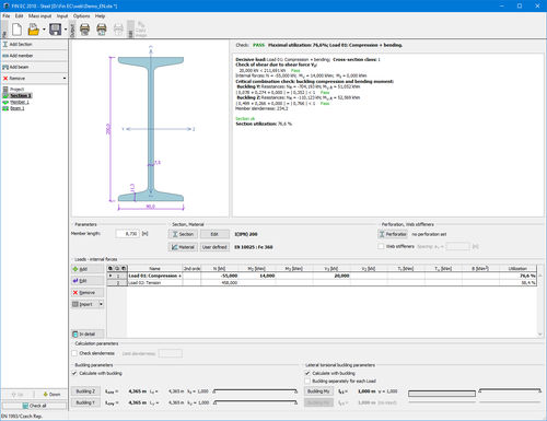 Logiciel de conception - FINE - de calcul de structures / d'analyse structurelle / pour structure en acier
