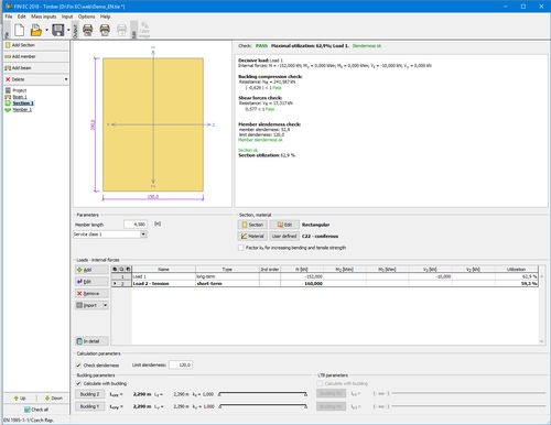 Logiciel de conception - TIMBER  - FINE - de calcul / d'analyse structurelle / pour structure en bois