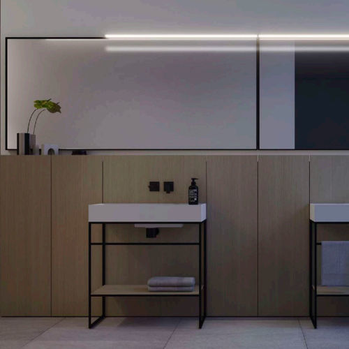 Meuble de salle de bain contemporain - DOGMA1 - IDEAGROUP - résidentiel / en bois / laqué