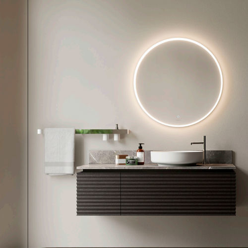 Meuble vasque suspendu - DOLCEVITA 5 - IDEAGROUP - en bois / contemporain / sans porte