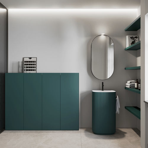 Meuble de salle de bain contemporain - Home 2 | B1 - IDEAGROUP - résidentiel / en bois / laqué