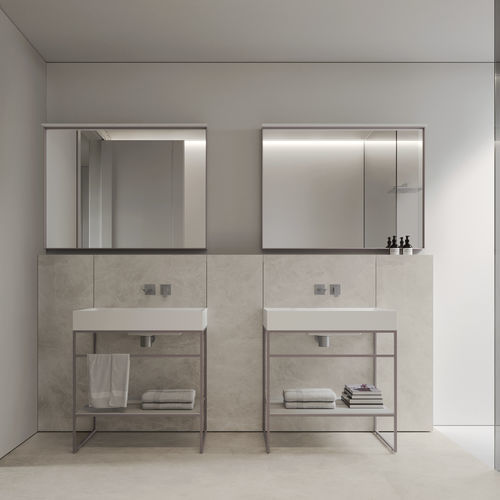 Meuble de salle de bain contemporain - Home 2 | B2 - IDEAGROUP - résidentiel / en aluminium / en grès
