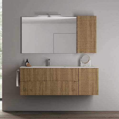 Miroir de salle de bain mural - ELMA - IDEAGROUP - contemporain / rectangulaire / horizontal