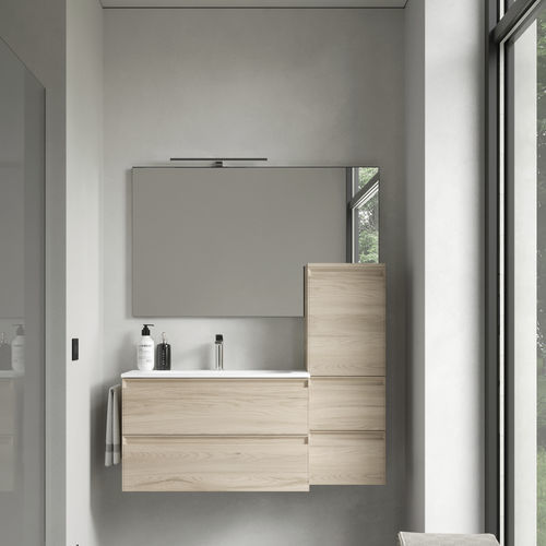 Miroir de salle de bain mural - ELMAS  - IDEAGROUP - contemporain / rectangulaire / horizontal