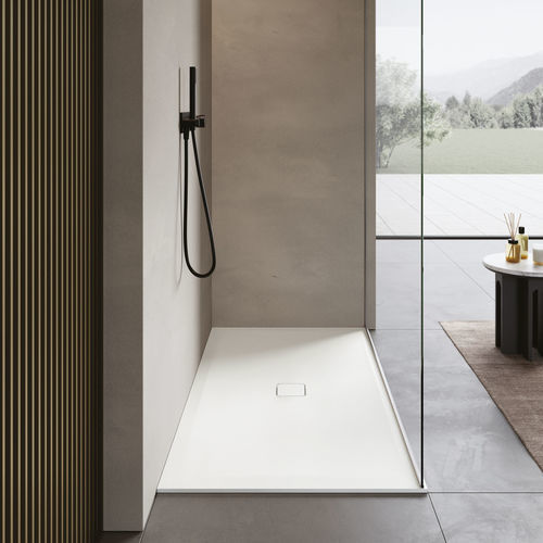 Receveur de douche rectangulaire - LAB - IDEAGROUP - à encastrer / en Corian® / sur mesure
