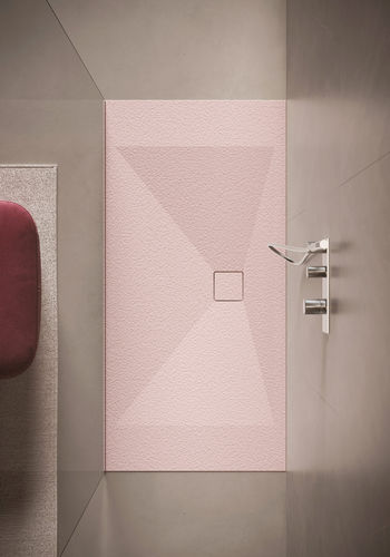 Bac à douche rectangulaire - JOIN - IDEAGROUP - surélevé / à poser / en Technogel®
