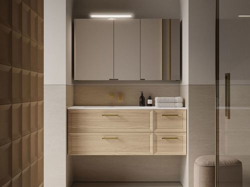 Meuble avec lavabo résidentiel - PROVENCE 06 - IDEAGROUP - contract