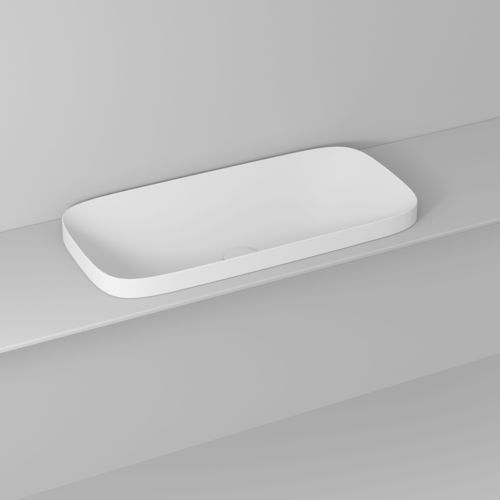 Vasque à encastrer - ALVEO - IDEAGROUP - en céramique / finition mat / brillante