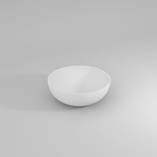 Vasque à poser - LAGUNA04 - IDEAGROUP - en CristalPlant® / finition mat / antibactérienne