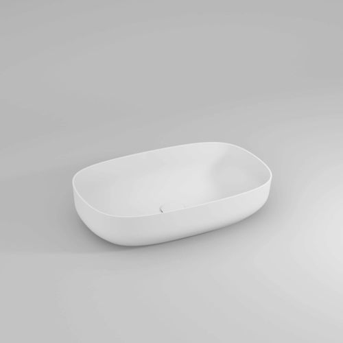 Vasque à poser - LAGUNA06 - IDEAGROUP - en CristalPlant® / finition mat / antibactérienne