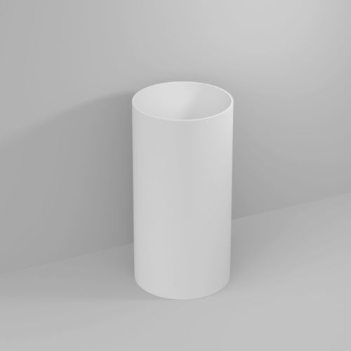 Vasque sur pied - CILINDRO - IDEAGROUP - en CristalPlant® / cylindrique / sans trou