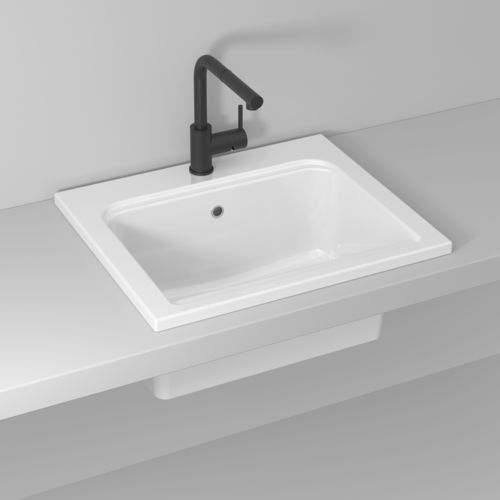 Lavabo lave-linge à encastrer - YORK - IDEAGROUP - en céramique