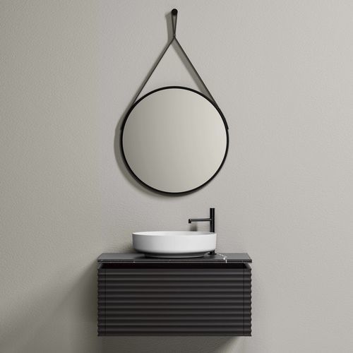 Meuble vasque mural - DOLCEVITA 13 - IDEAGROUP - en céramique / en marbre / contemporain