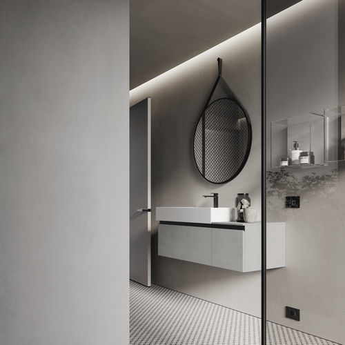 Meuble de salle de bain contemporain - MY TIME 19 - IDEAGROUP - résidentiel / en bois / en céramique