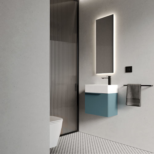 Meuble vasque mural - MY TIME 25 - IDEAGROUP - en céramique / de titane / contemporain