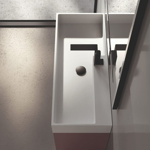 Lavabo à poser - CUBIK - IDEAGROUP - en composite / durable / simple
