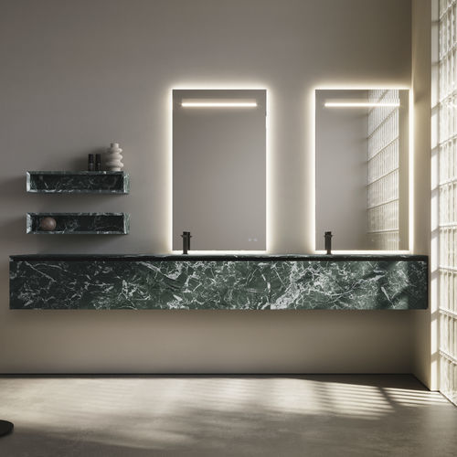 Meuble de salle de bain moderne - CUBIK 27 - IDEAGROUP - résidentiel / en bois / en HPL