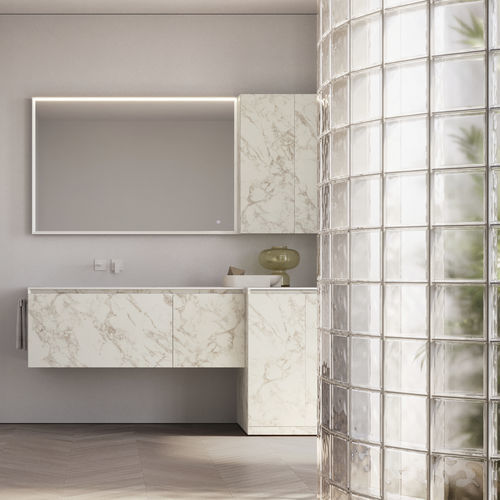 Meuble de salle de bain moderne - CUBIK 34 - IDEAGROUP - résidentiel / en bois / en HPL